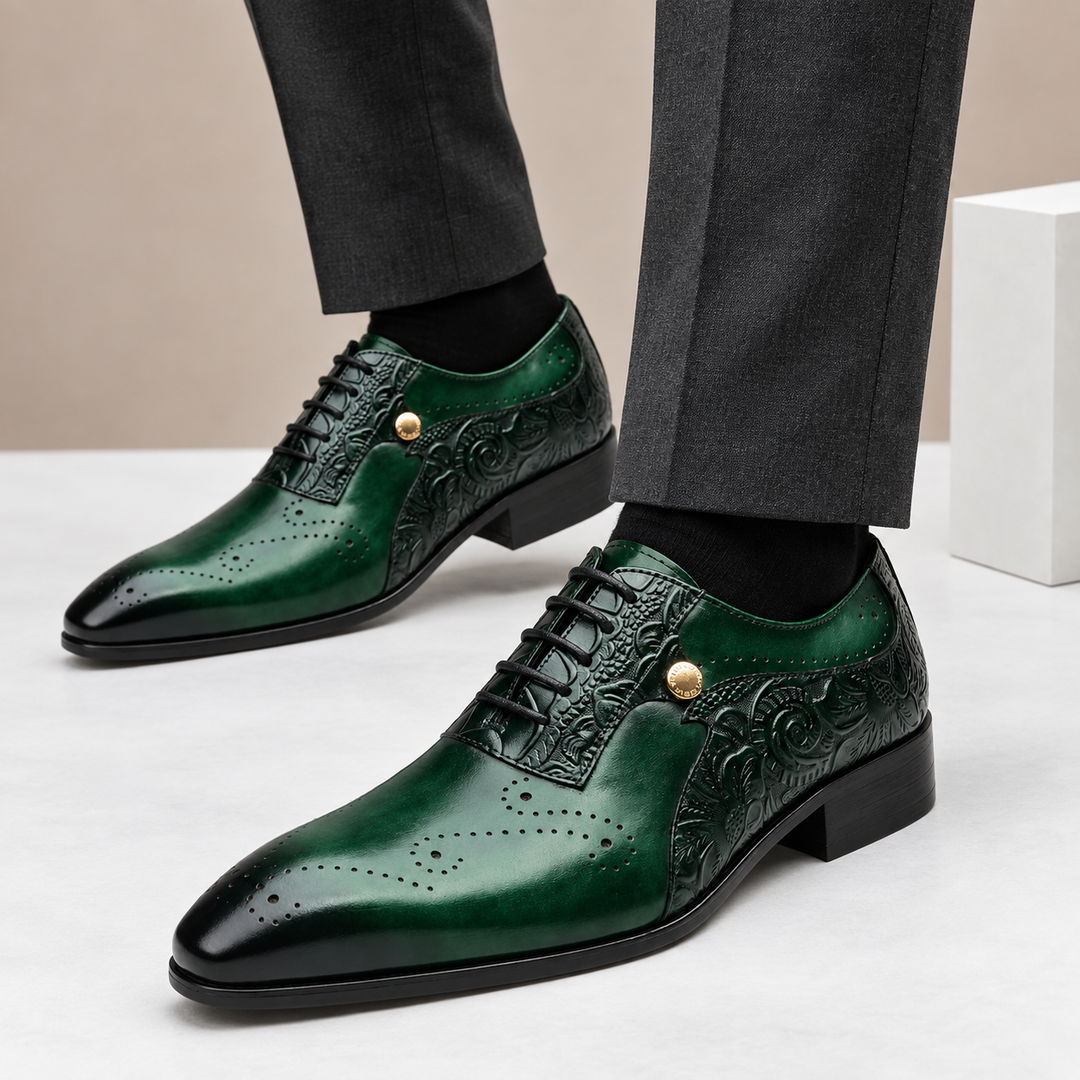 Quentin Cowhide Leather Shoes — photo 10