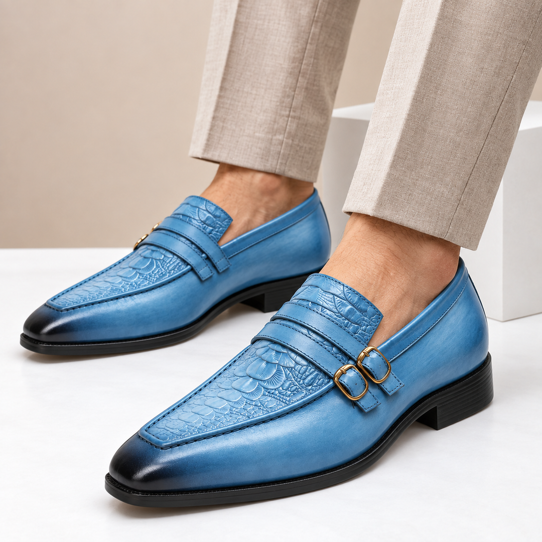 Elena Cowhide Leather Loafers — photo 3
