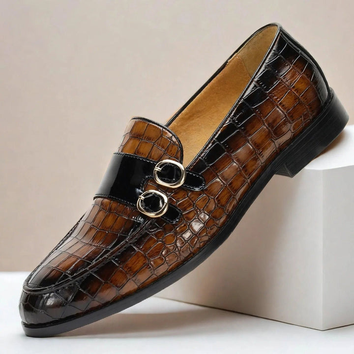 Harlan Cowhide Leather Loafers — photo 4