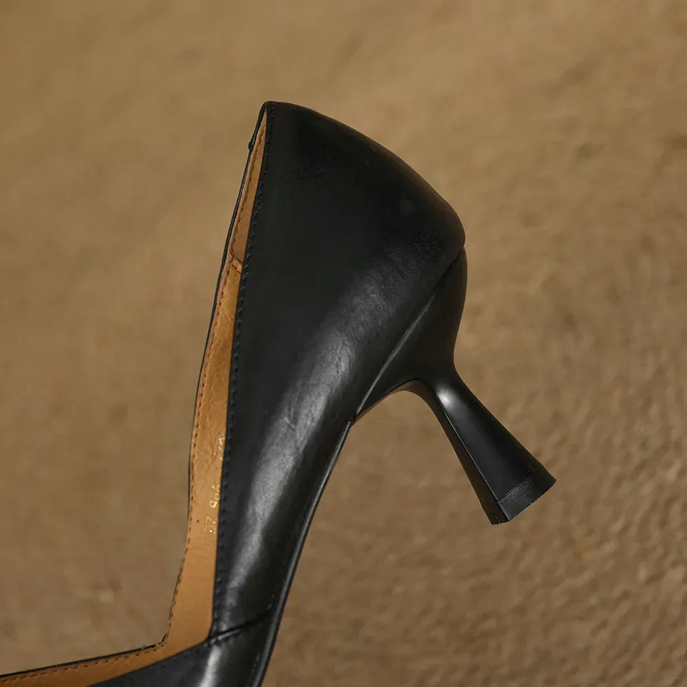 Marina Genuine Leather Pumps — photo 11