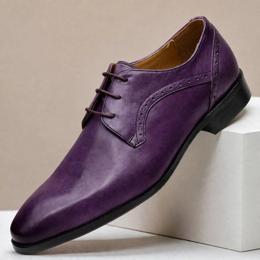 Naveen Cowhide Leather Oxfords — photo 3