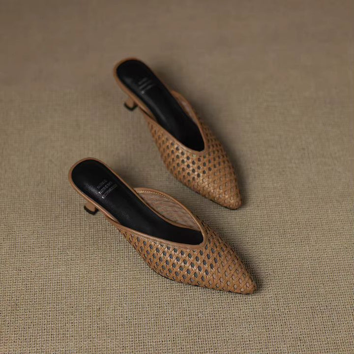 Odessa Genuine Leather Mules — photo 8