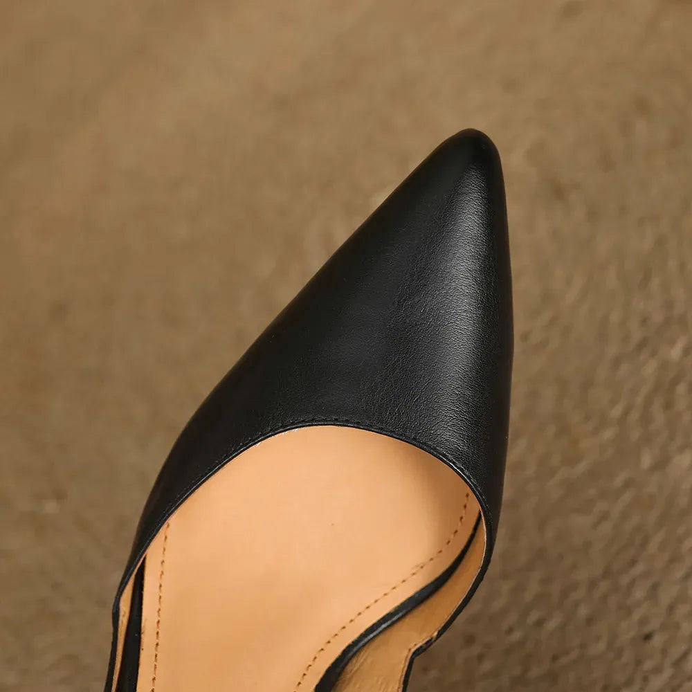 Marina Genuine Leather Pumps — photo 9
