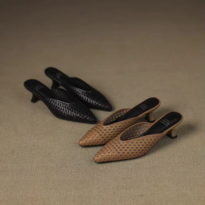 Odessa Genuine Leather Mules — photo 6