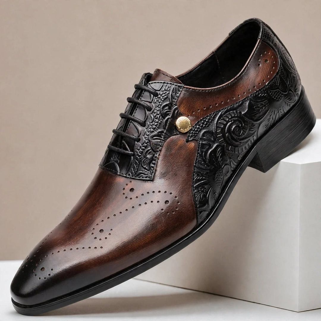 Quentin Cowhide Leather Shoes — photo 1