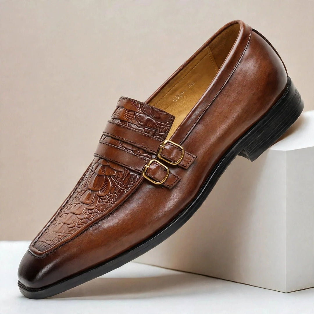 Elena Cowhide Leather Loafers — photo 7