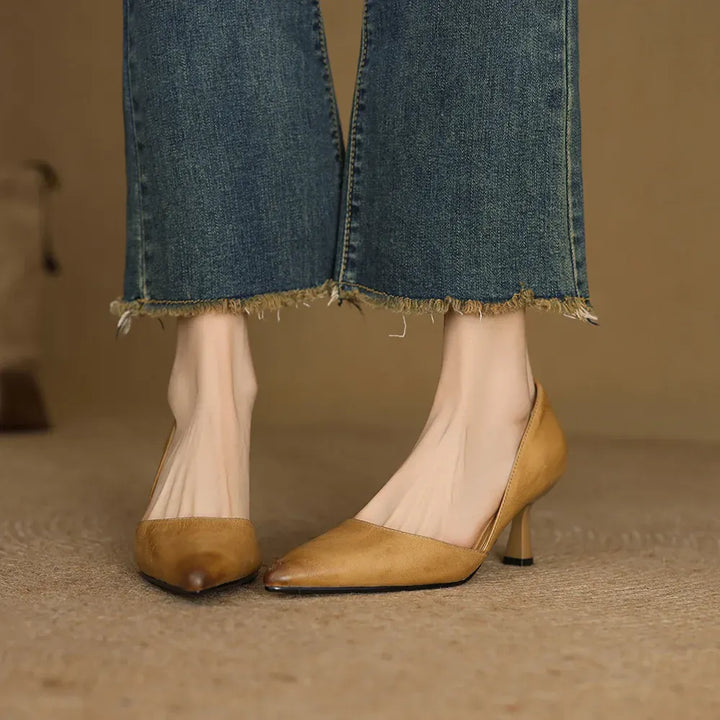 Marina Genuine Leather Pumps — photo 15