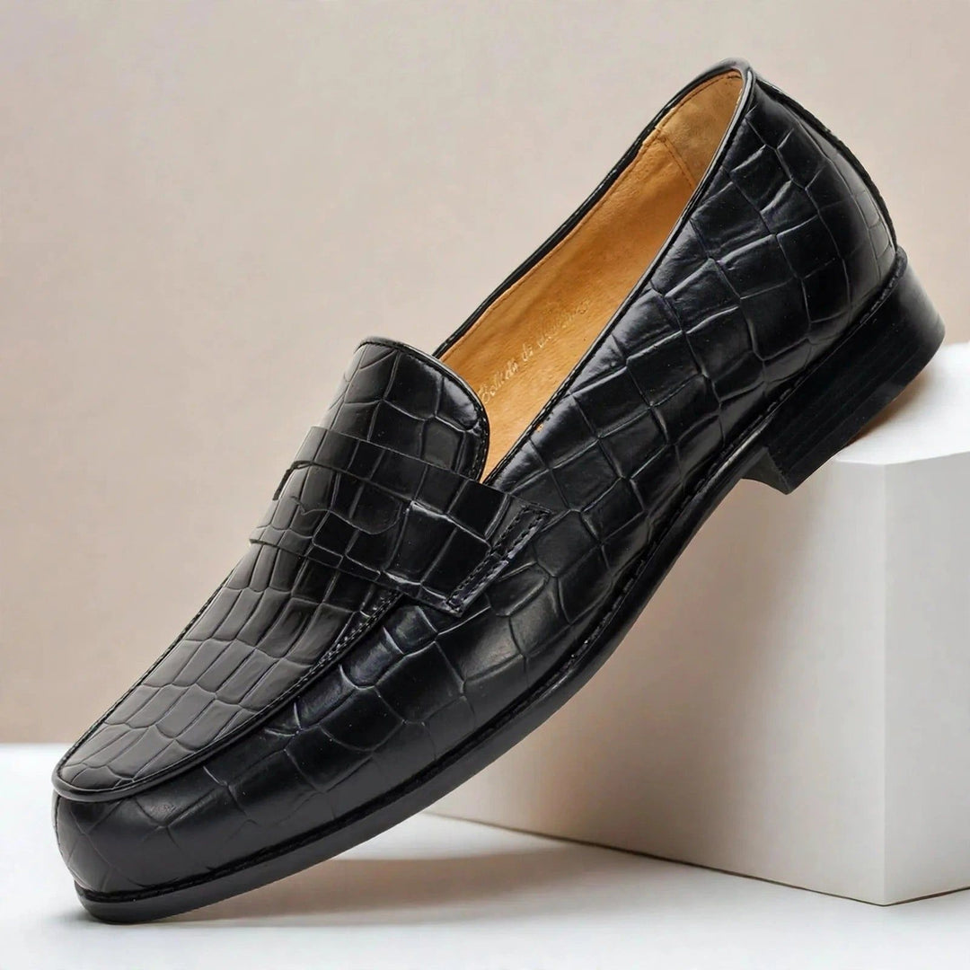 Julian Cowhide Leather Loafers — photo 5