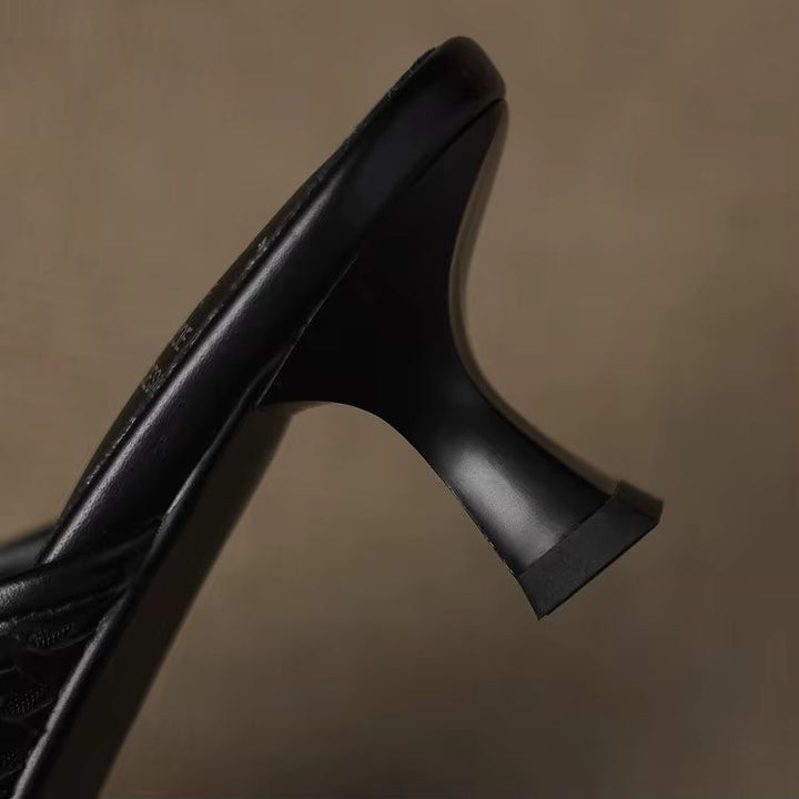 Odessa Genuine Leather Mules — photo 13