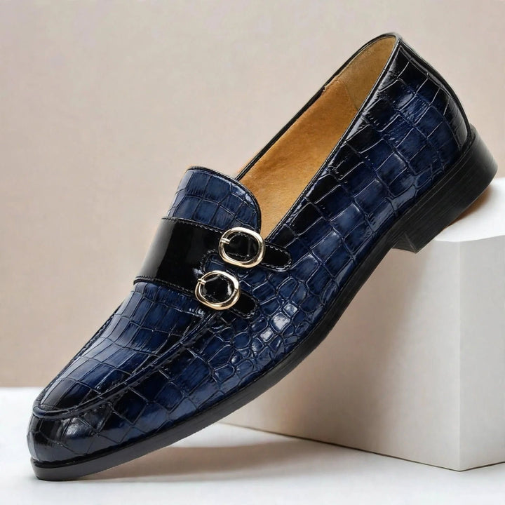 Harlan Cowhide Leather Loafers — photo 5