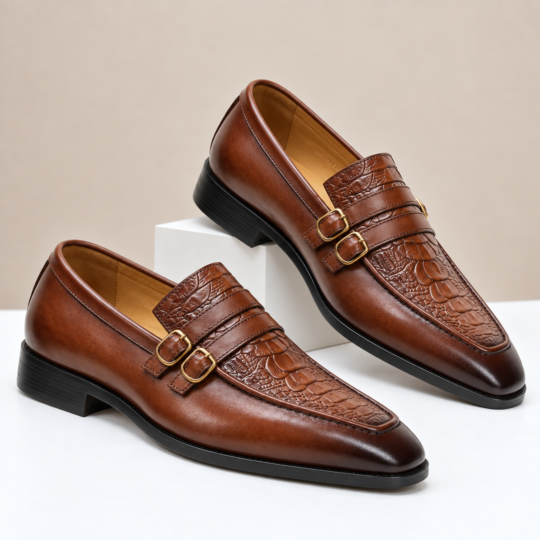 Elena Cowhide Leather Loafers — photo 9