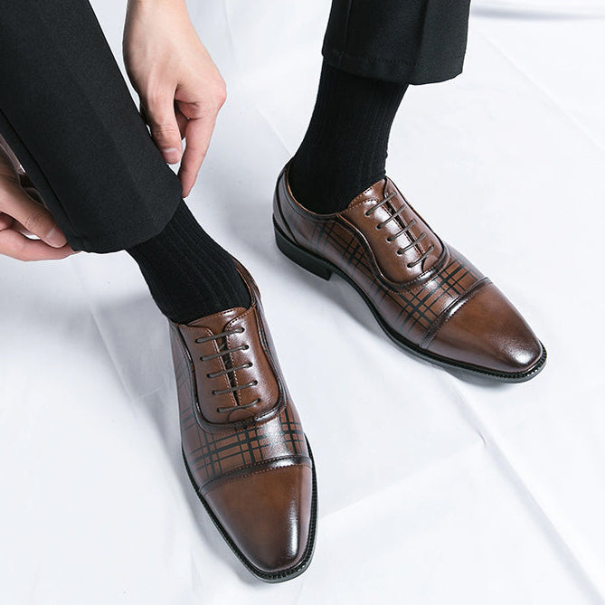 Harmon Genuine Leather Dress Shoes