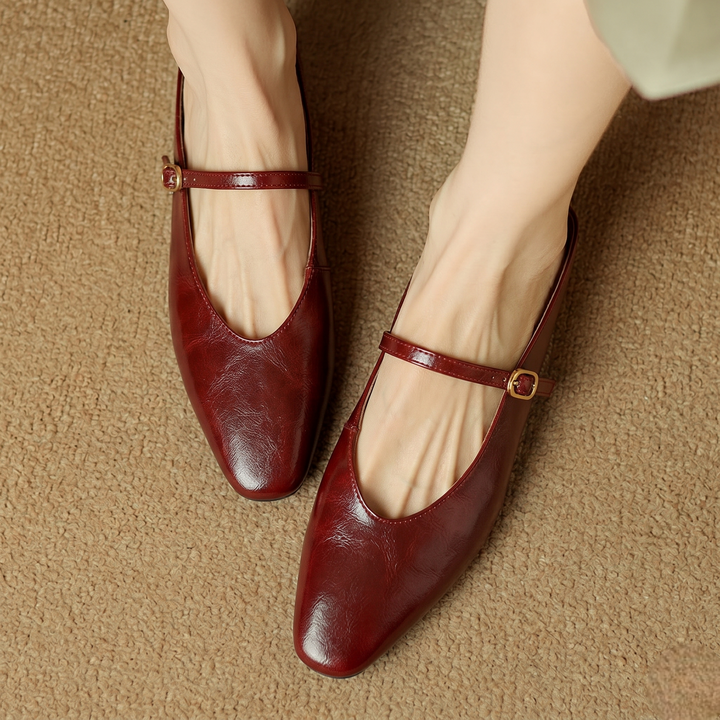 Elzor Genuine Leather Mules