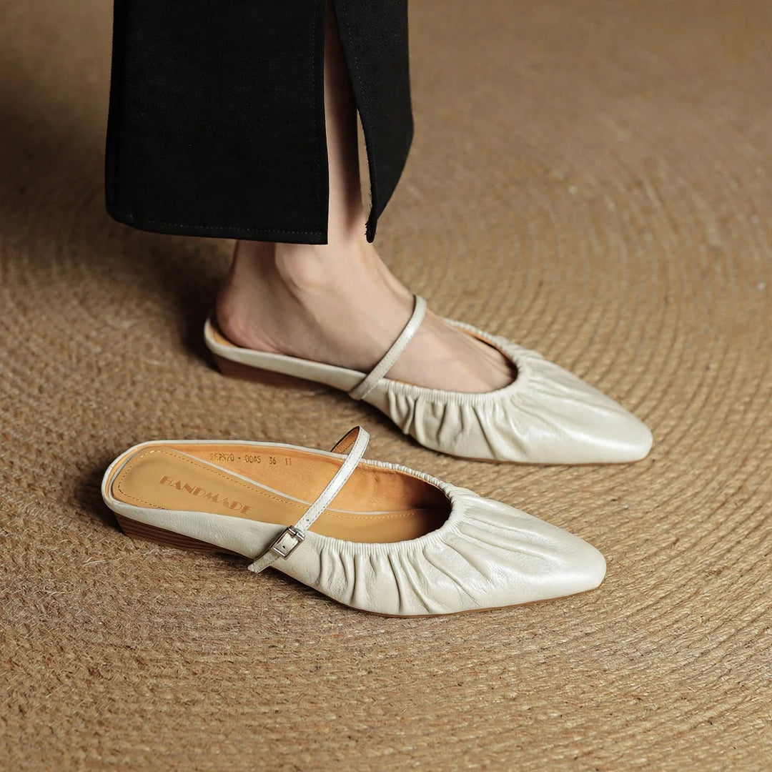Orena Genuine Leather Mules