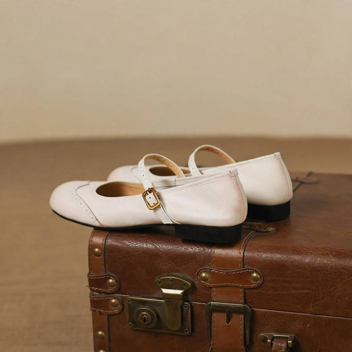 Mabel Genuine Leather Flats