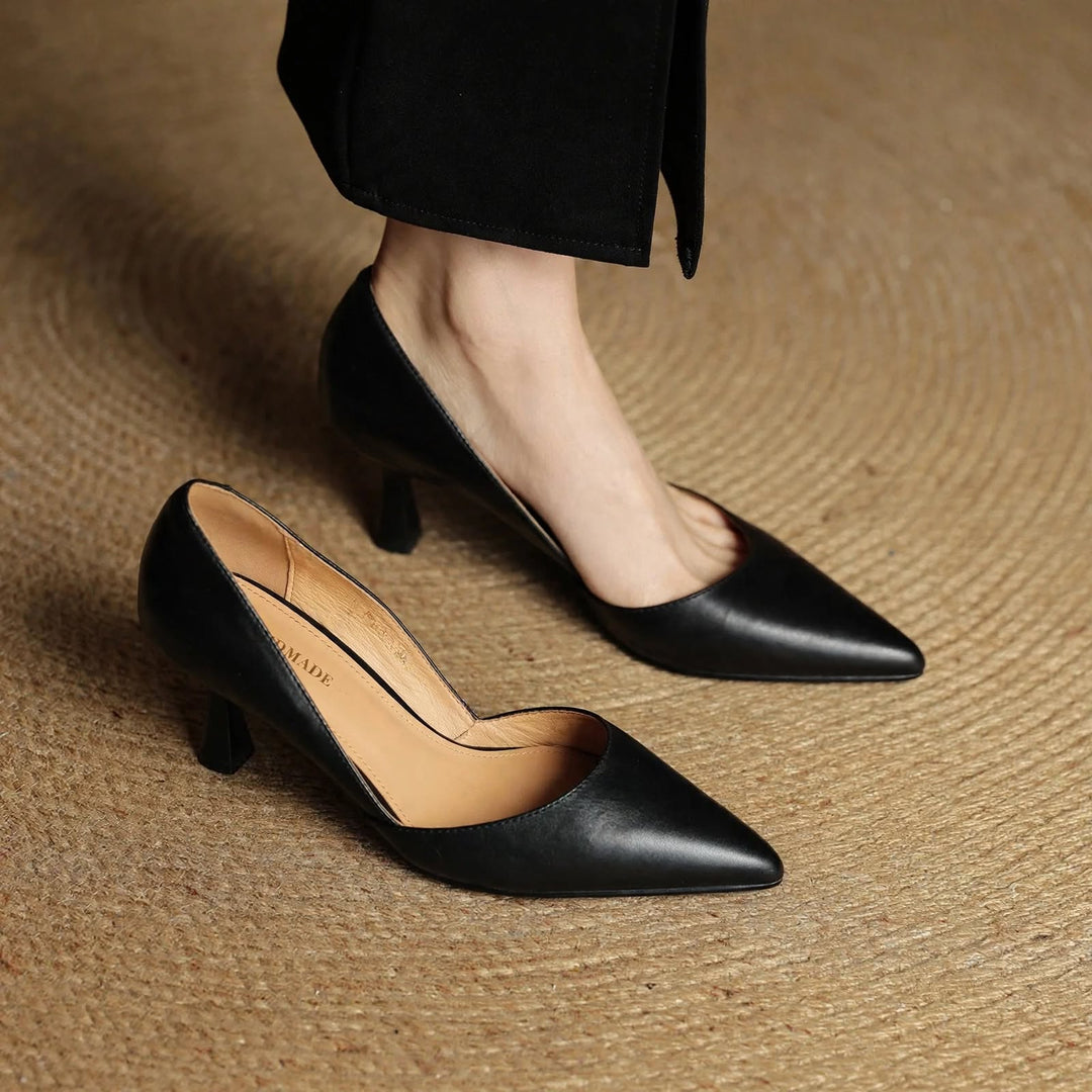 Marina Genuine Leather Heels