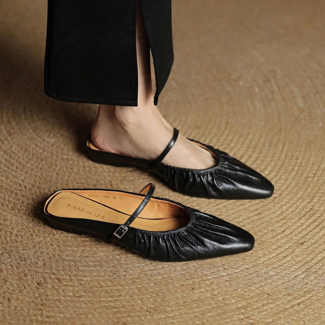 Orena Genuine Leather Mules