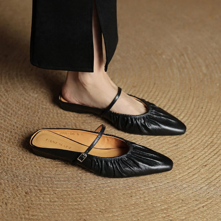 Orena Genuine Leather Mules