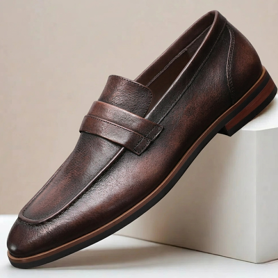 Giorelli Cowhide Leather Loafers