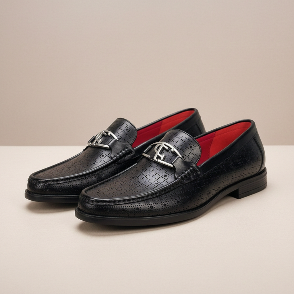 Dalmari Cowhide Leather Loafers