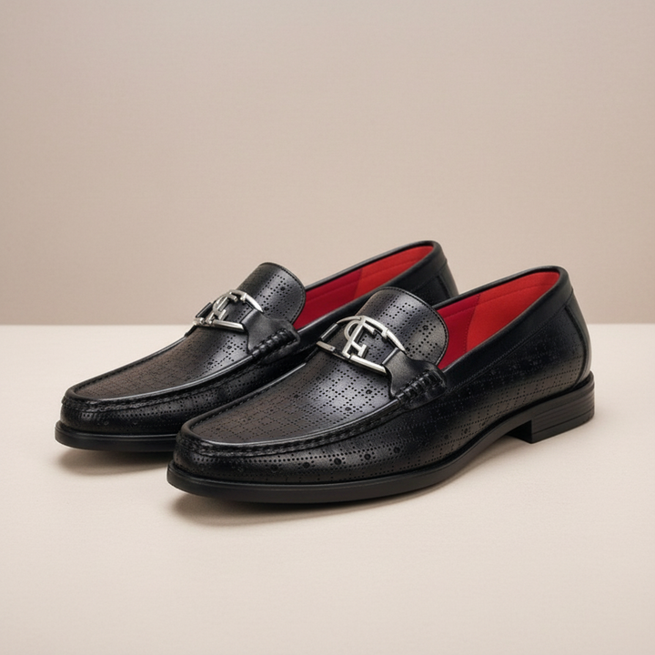 Dalmari Cowhide Leather Loafers