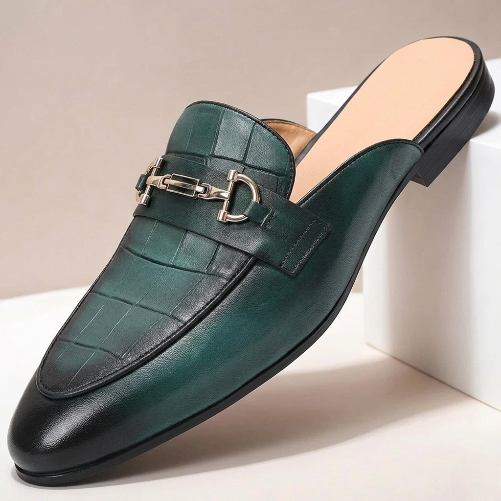 Brancetti Cowhide Leather Mules