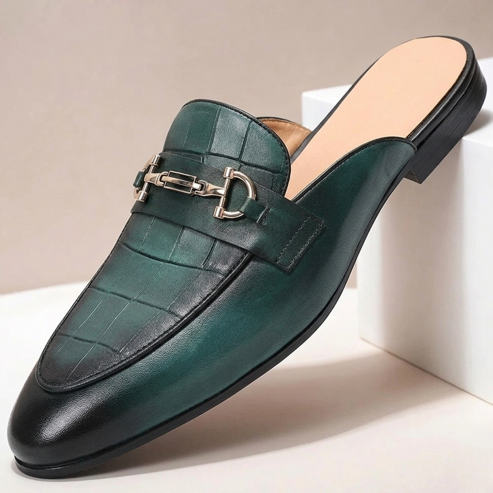 Brancetti Cowhide Leather Mules