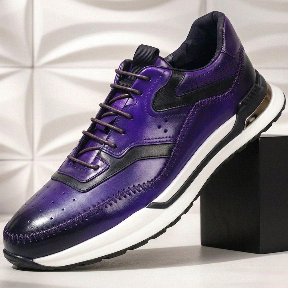 Salerno Cowhide Leather Sneakers