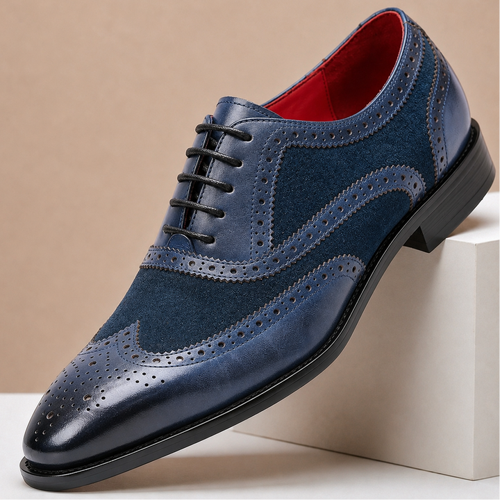 Brisello Cowhide Leather Shoes
