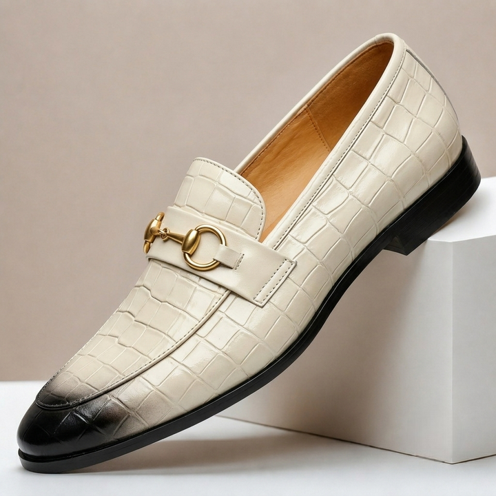 Ravelli Cowhide Leather Loafers