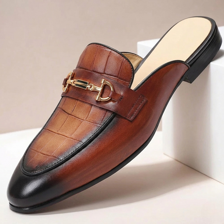 Brancetti Cowhide Leather Mules