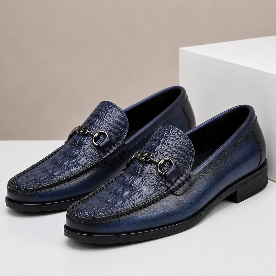 Massaro Cowhide Leather Loafers