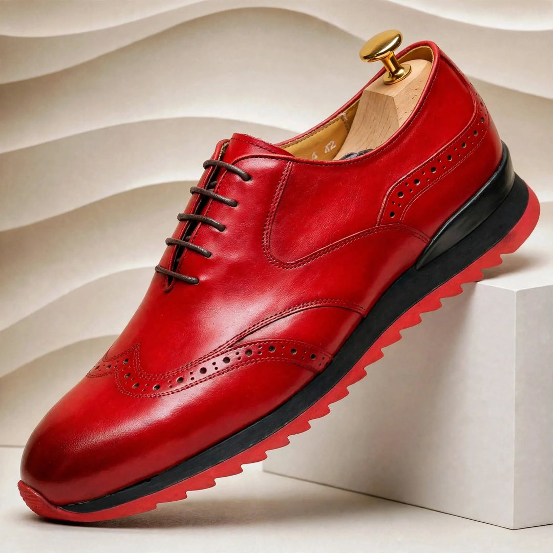 Varelli Cowhide Leather Sneakers
