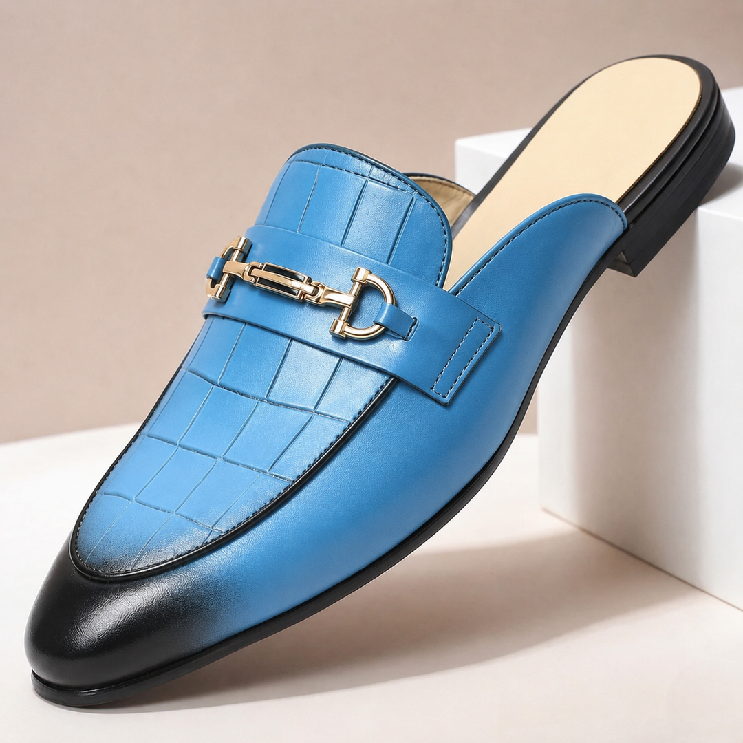 Brancetti Cowhide Leather Mules