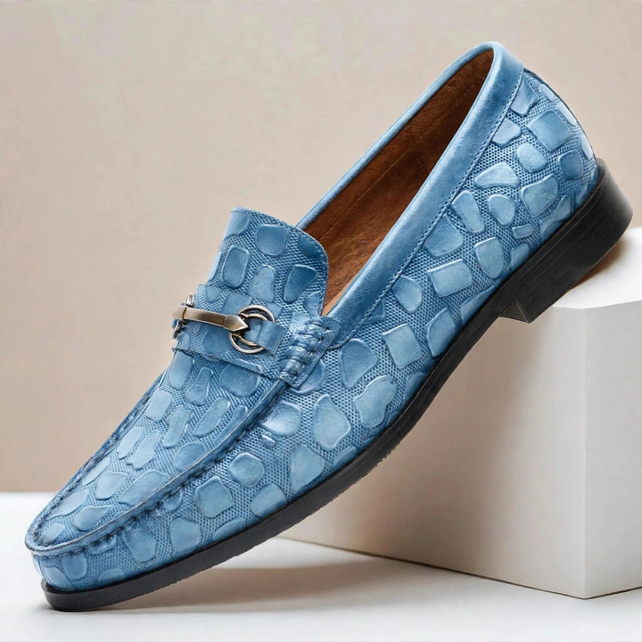 Donavico Cowhide Leather Loafers