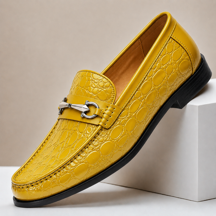 Carvano Cowhide Leather Loafers