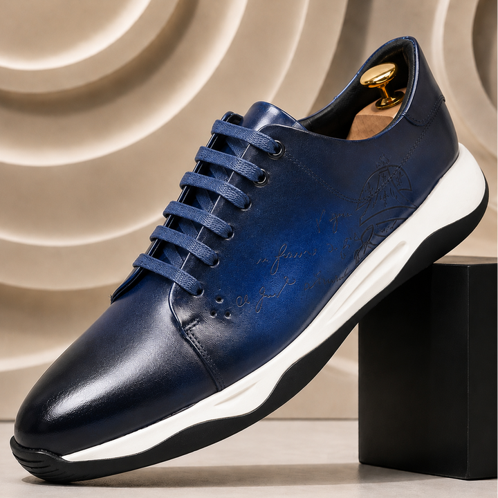 Dravani Cowhide Leather Sneakers