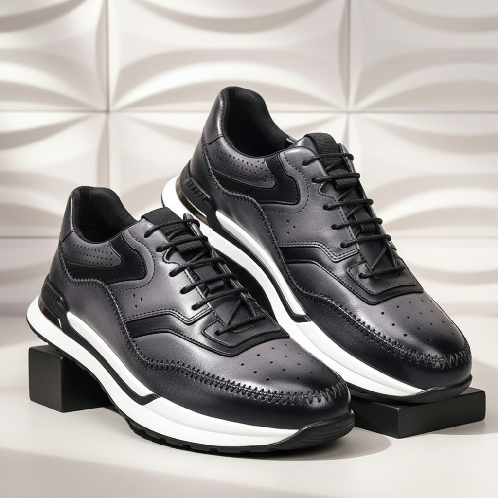 Salerno Cowhide Leather Sneakers