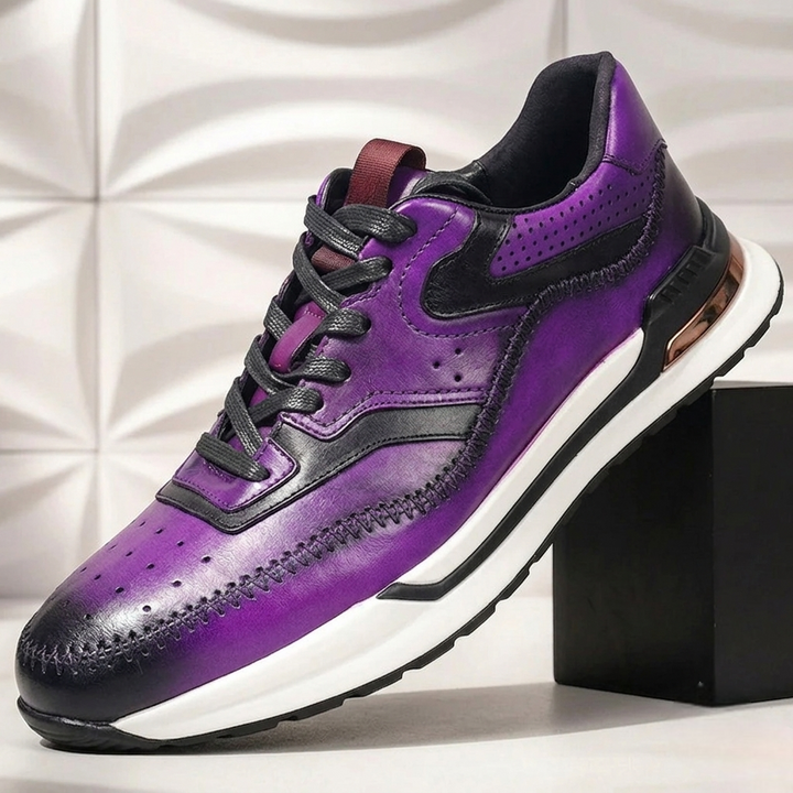 Ferrenzo Cowhide Leather Sneakers