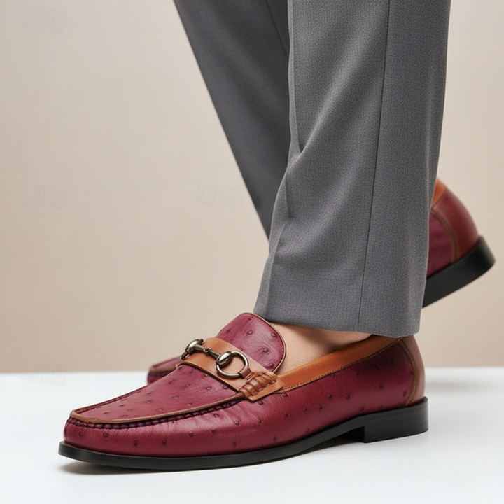 Varetti Cowhide Leather Loafers