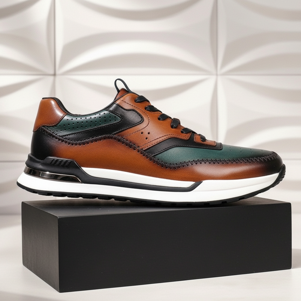 Salerno Cowhide Leather Sneakers