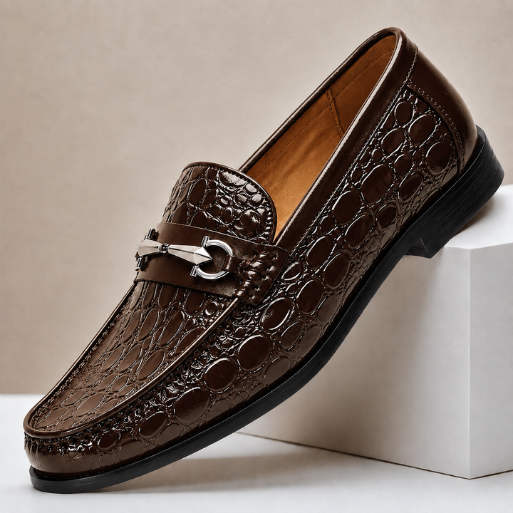Carvano Cowhide Leather Loafers