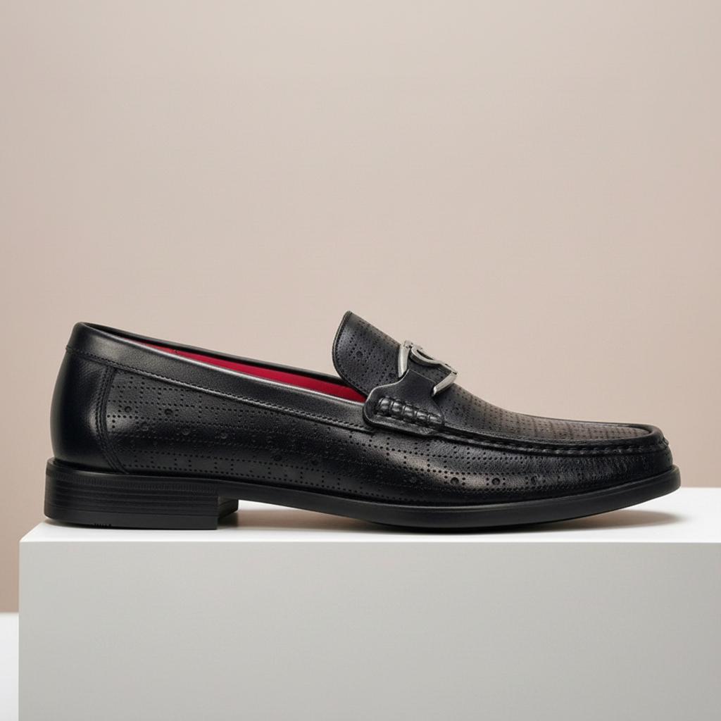 Dalmari Cowhide Leather Loafers