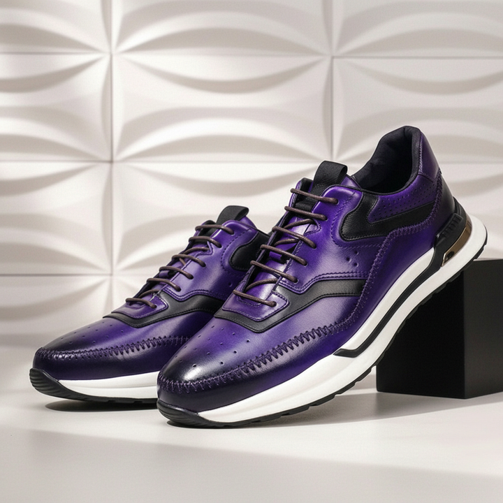 Salerno Cowhide Leather Sneakers