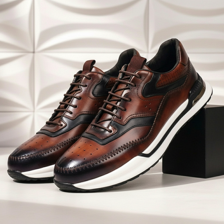 Salerno Cowhide Leather Sneakers