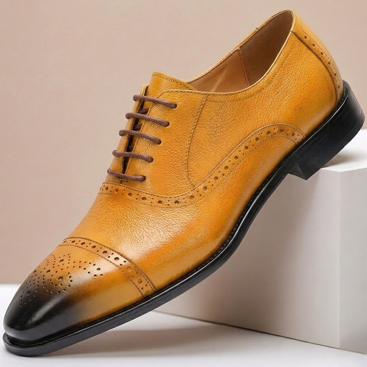 Ferrato Cowhide Leather Shoes