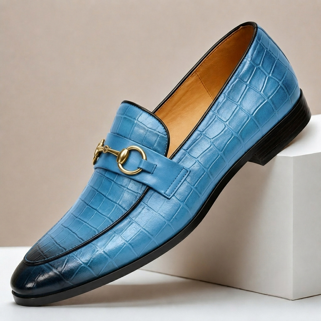 Ravelli Cowhide Leather Loafers