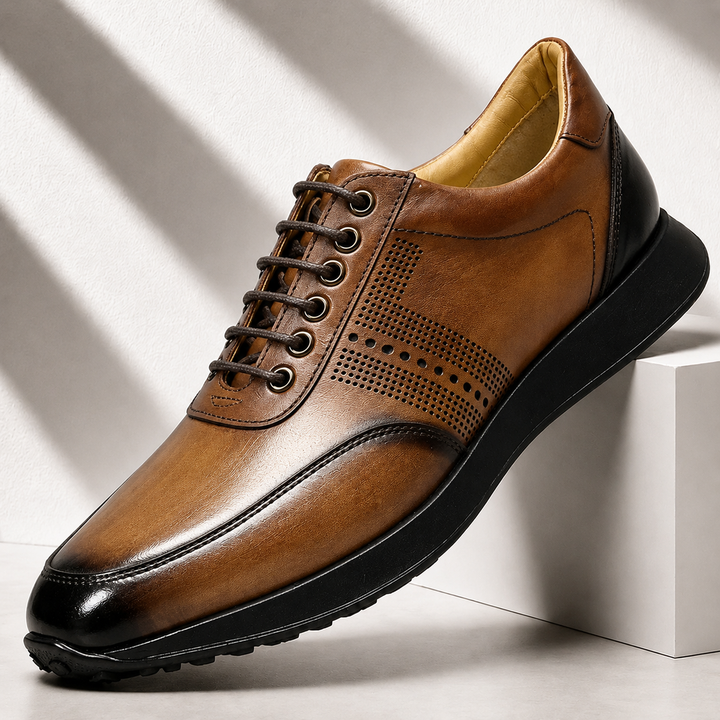 Sartelli Cowhide Leather Sneakers