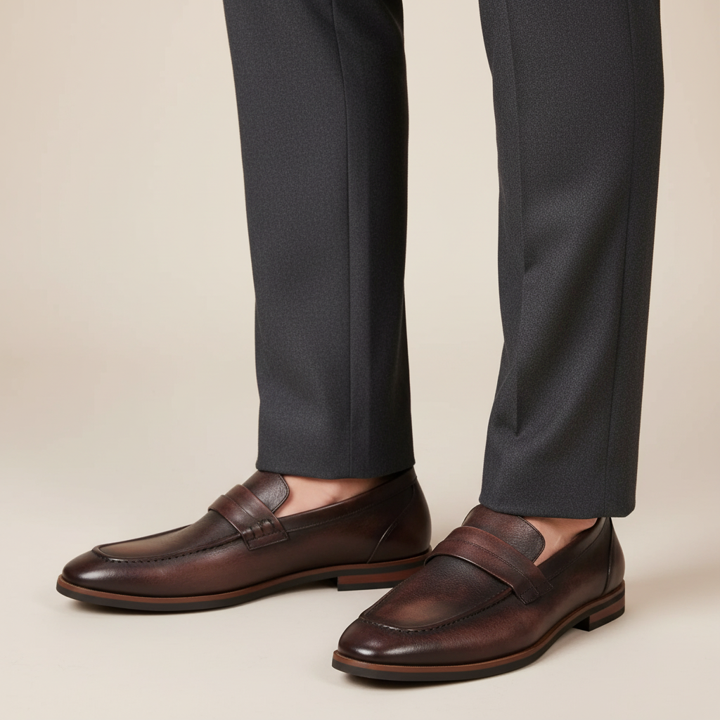 Giorelli Cowhide Leather Loafers