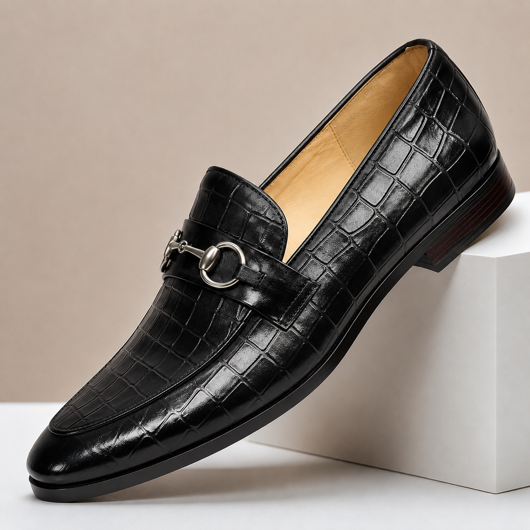 Ravelli Cowhide Leather Loafers